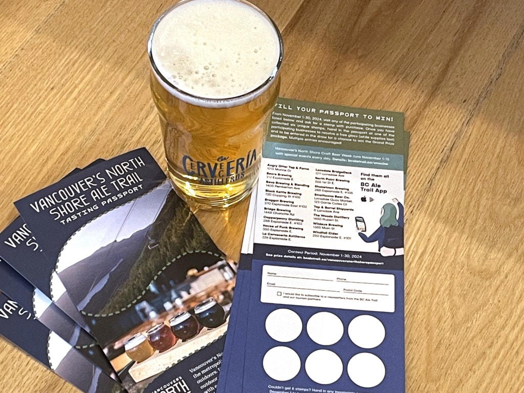 Vancouver's North Shore Ale Trail Tasting Passport